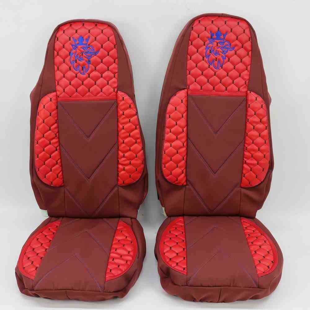 Чехол на сиденья KILIFI SCANIA R,G,P (2004-2017) водит. пилот - пасс. пилот красный