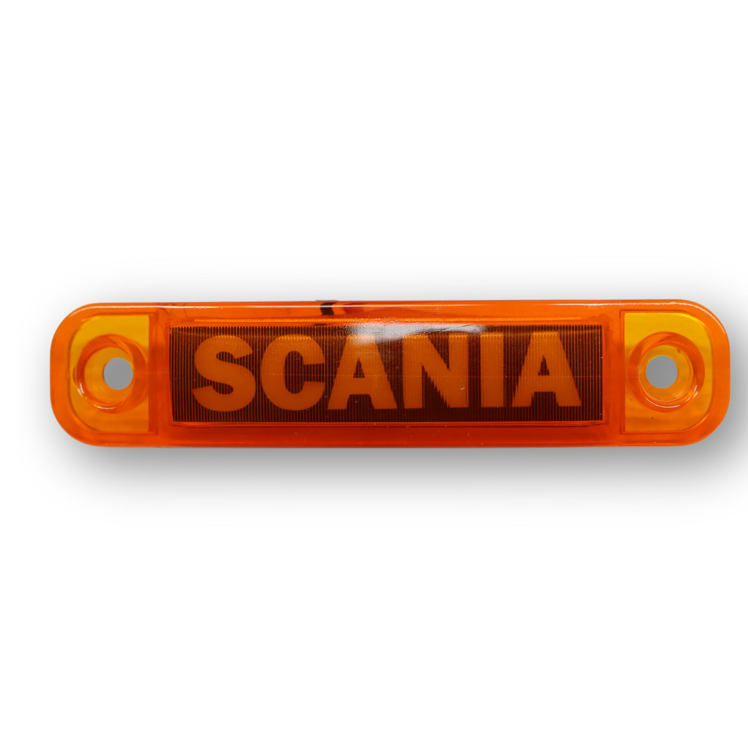 Фонарь декор LED SCANIA желтый (101*22*12\81)