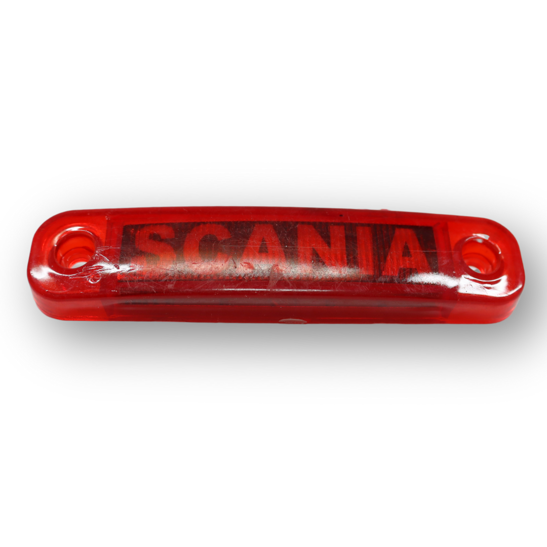 Фонарь декор LED SCANIA красный (101*22*12\81)