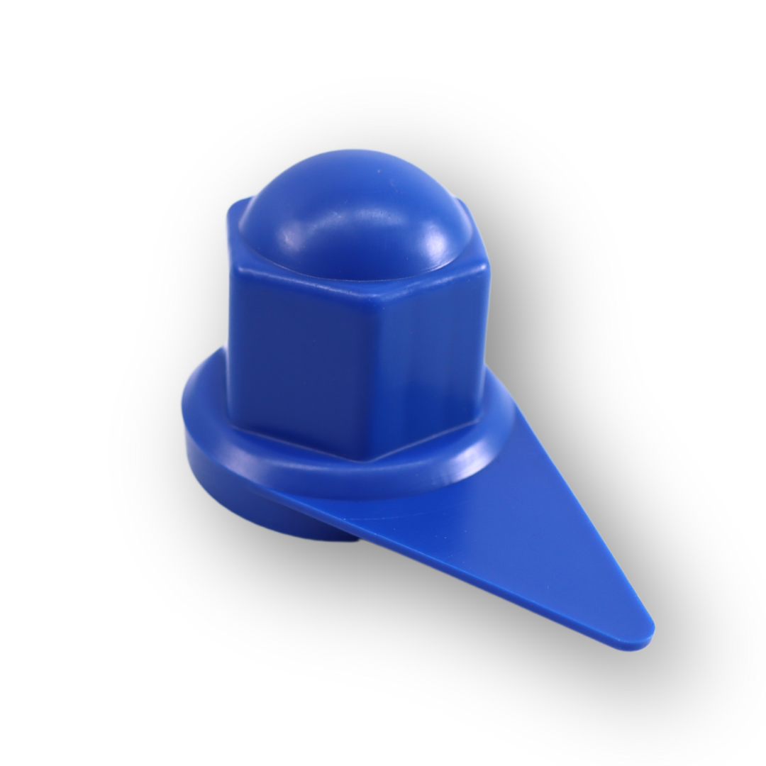 Колпачек на гайку 27 с указателем синий Колпачек на гайку 27 с указателем синий