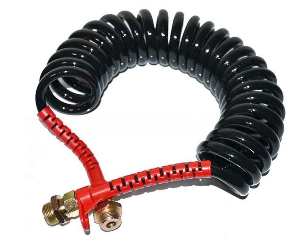 Шланг воздуха 7,2м М22х1,5 ЧЁРНЫЙ /красный наконечник TKM Шланг воздуха 7,2м М22х1,5 ЧЁРНЫЙ /красный наконечник TKM