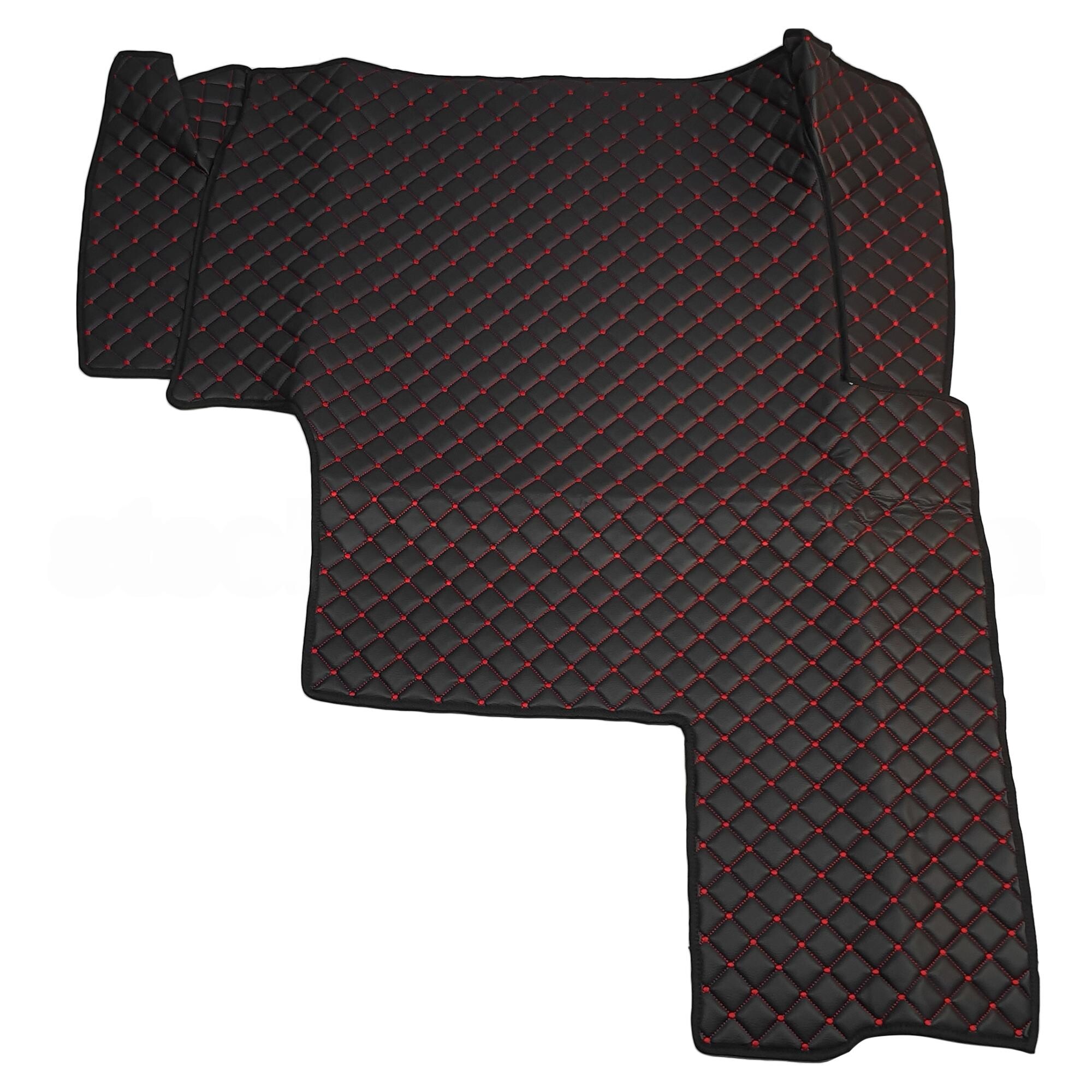 Коврик Экокожа MAN TGA XXL 2000-2011; АКПП, МКПП, черный, АСП