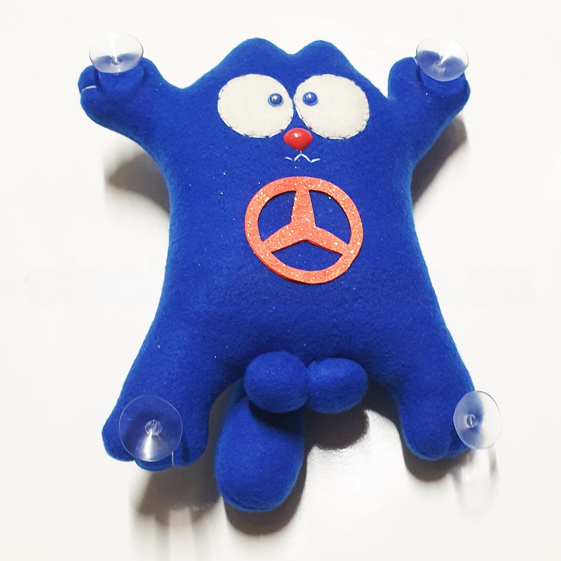 Кот игрушка MERCEDES синий