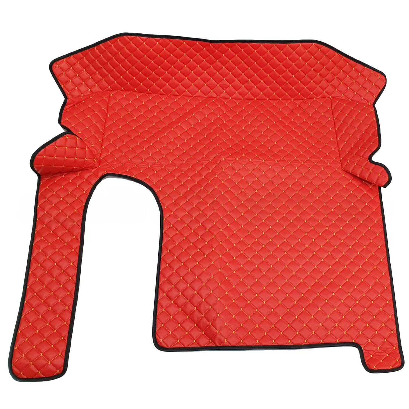 Коврик Экокожа MAN TGA XXL 2000-2011; АКПП,МКПП, красный,