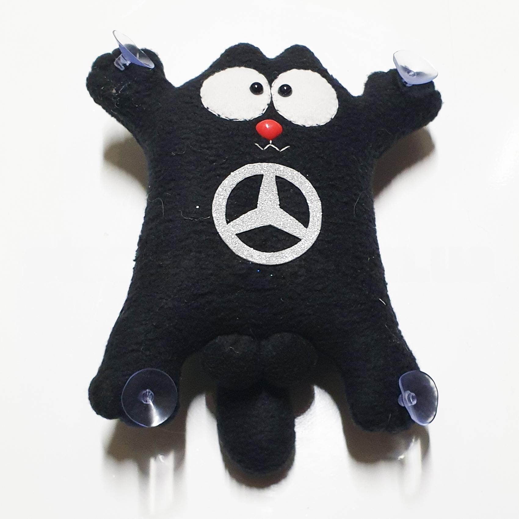 Кот игрушка MERSEDES черный