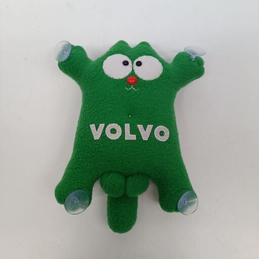 Кот игрушка VOLVO зелёный