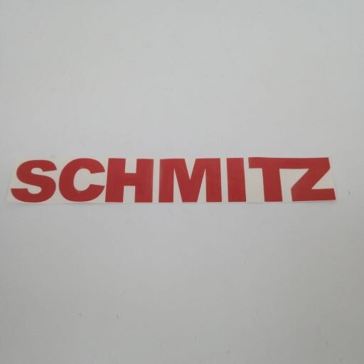 Наклейка SCHMITZ 100*500мм \красн.\  (на задний бампер)