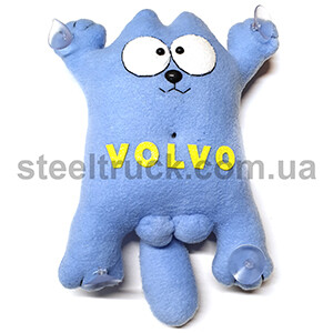 Кот игрушка VOLVO голубой