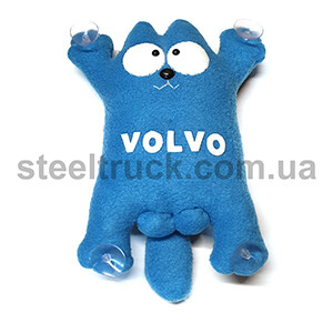Кот игрушка VOLVO бирюза