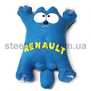 Кот игрушка RENAULT бирюза