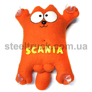 Кот игрушка SCANIA оранжевый