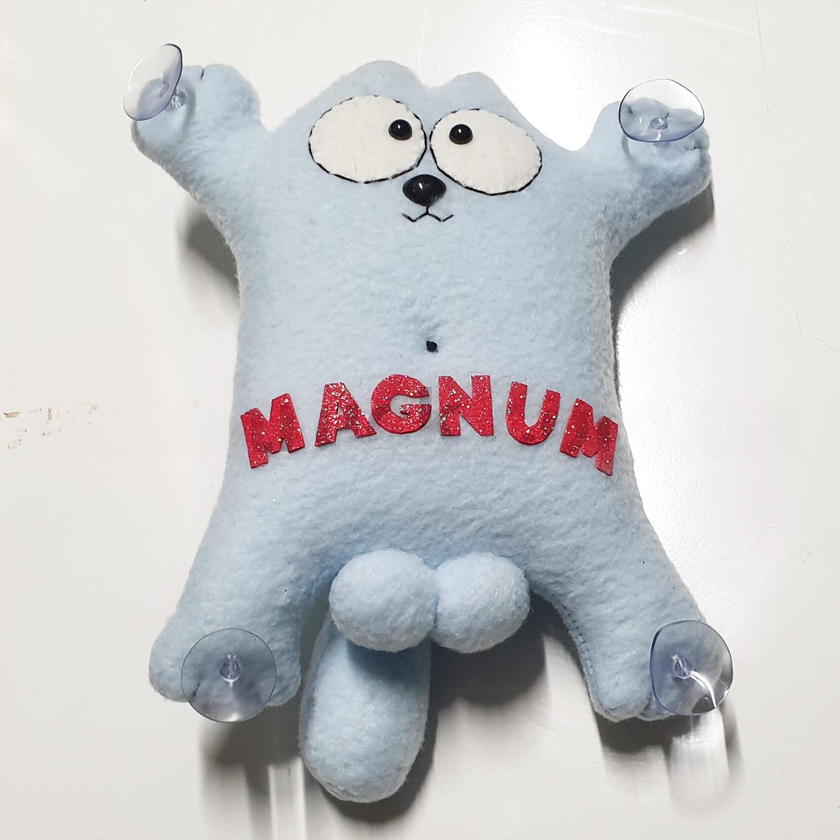 Кот игрушка MAGNUM бирюза