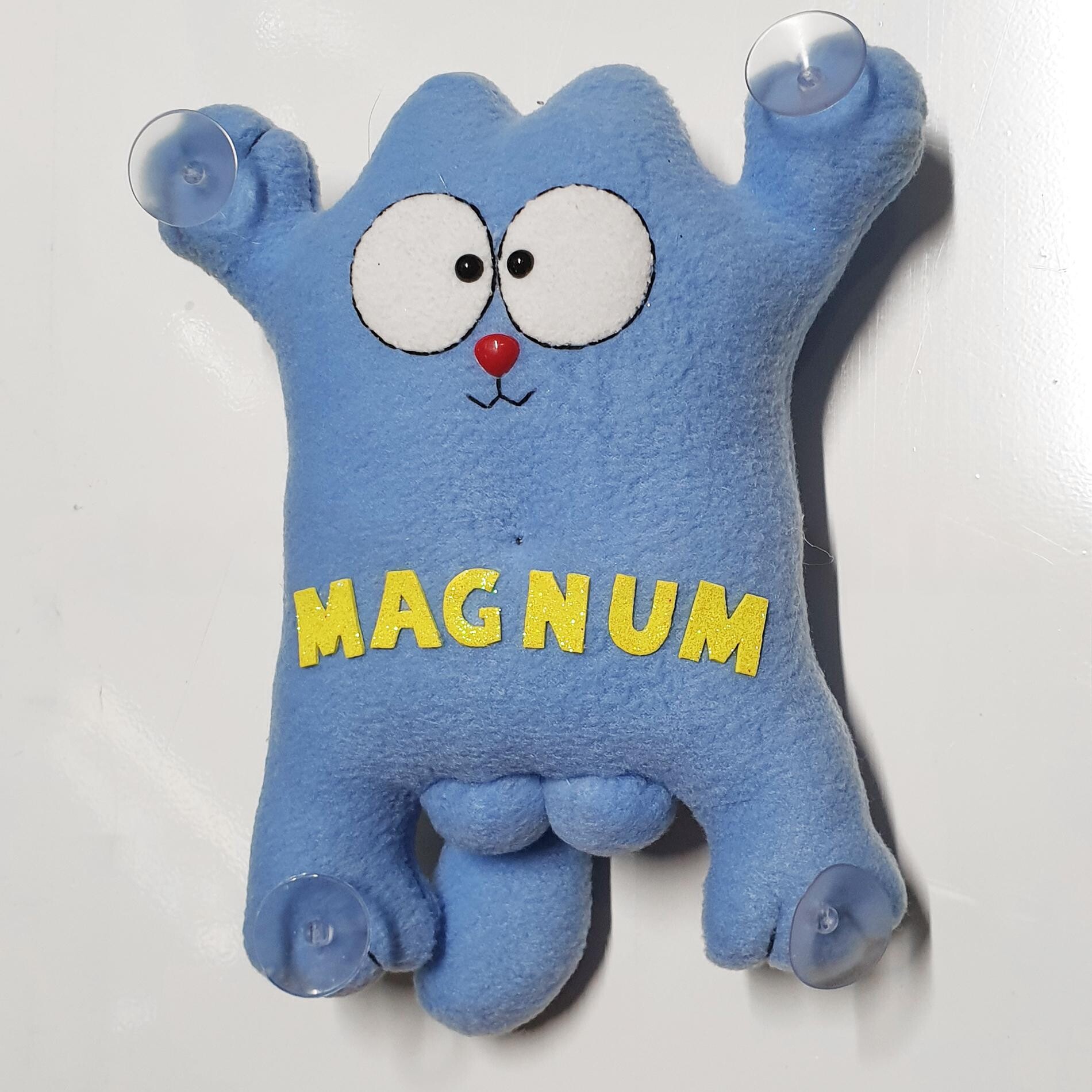 Кот игрушка MAGNUM голубой