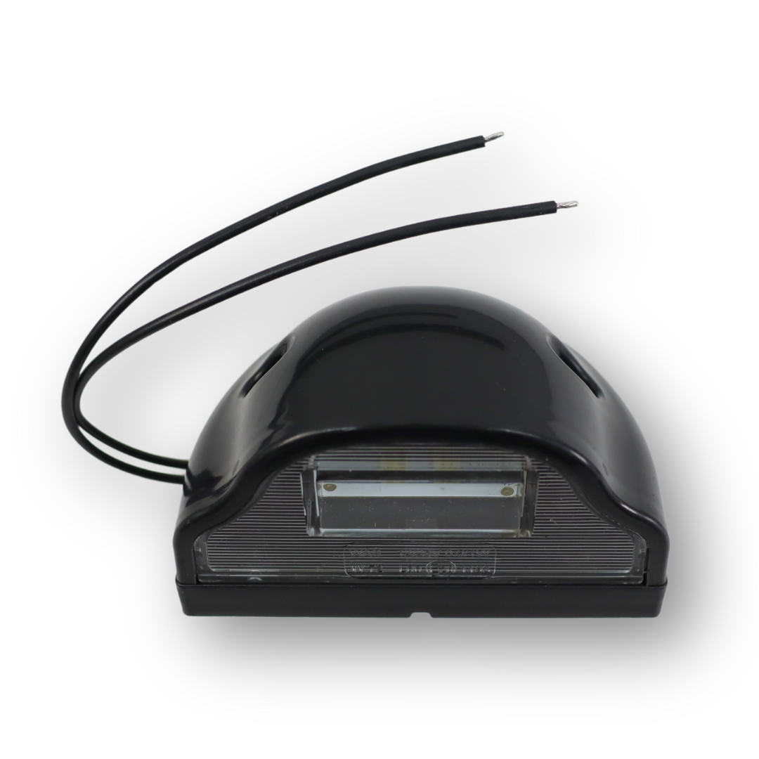 Подсветка номера 12V \ 24V  черная LED \WAS\