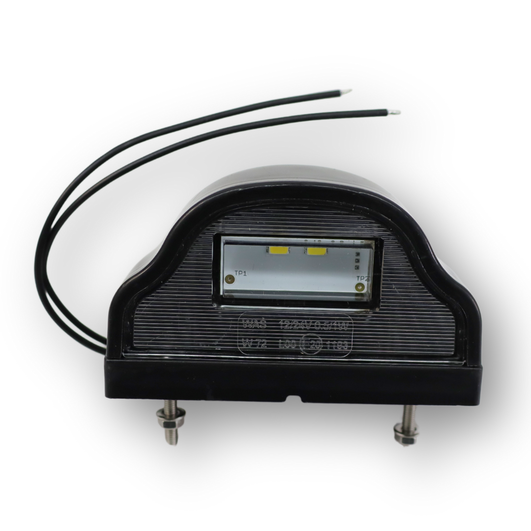 Подсветка номера 12V \ 24V  черная LED \WAS\