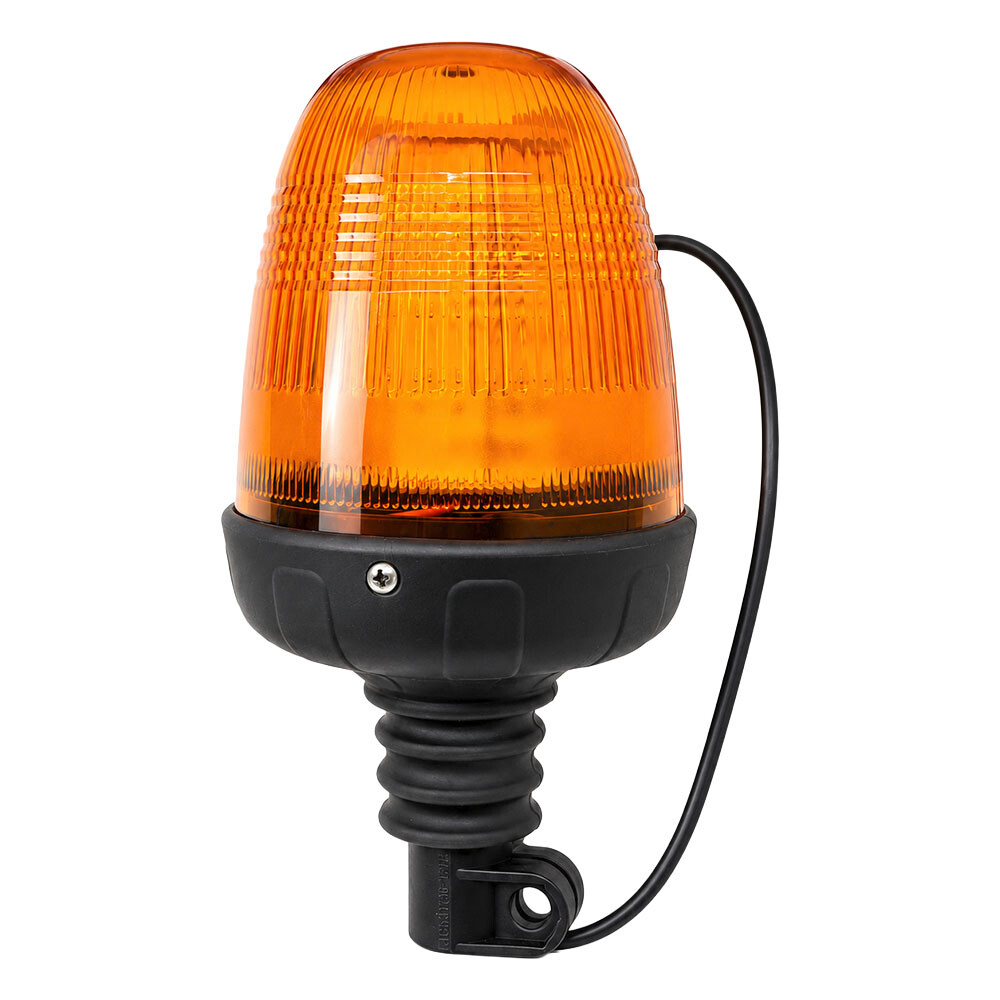 Маячок помаранчевий LED 12-24V з кріпленням на штангу