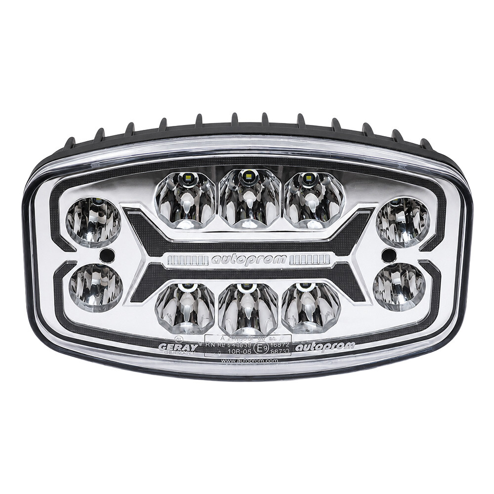 Фара універсальна діодна LED 10-48 V (6 діодів 18W)