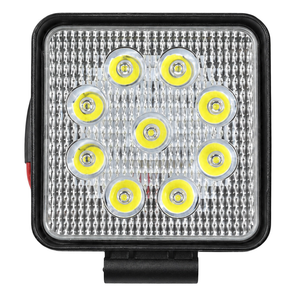 Фара додаткова LED (9 діодів 27W) \квадрат\.корпус широкий\