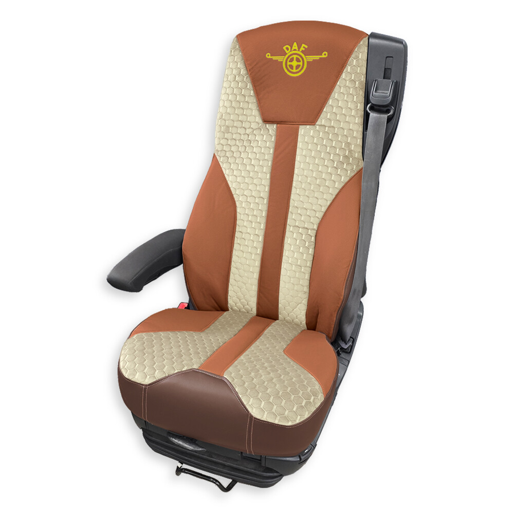 Чехол на сиденья Enterprise DAF XF105 106 XG CF85 LF (2013-2024) бежевый