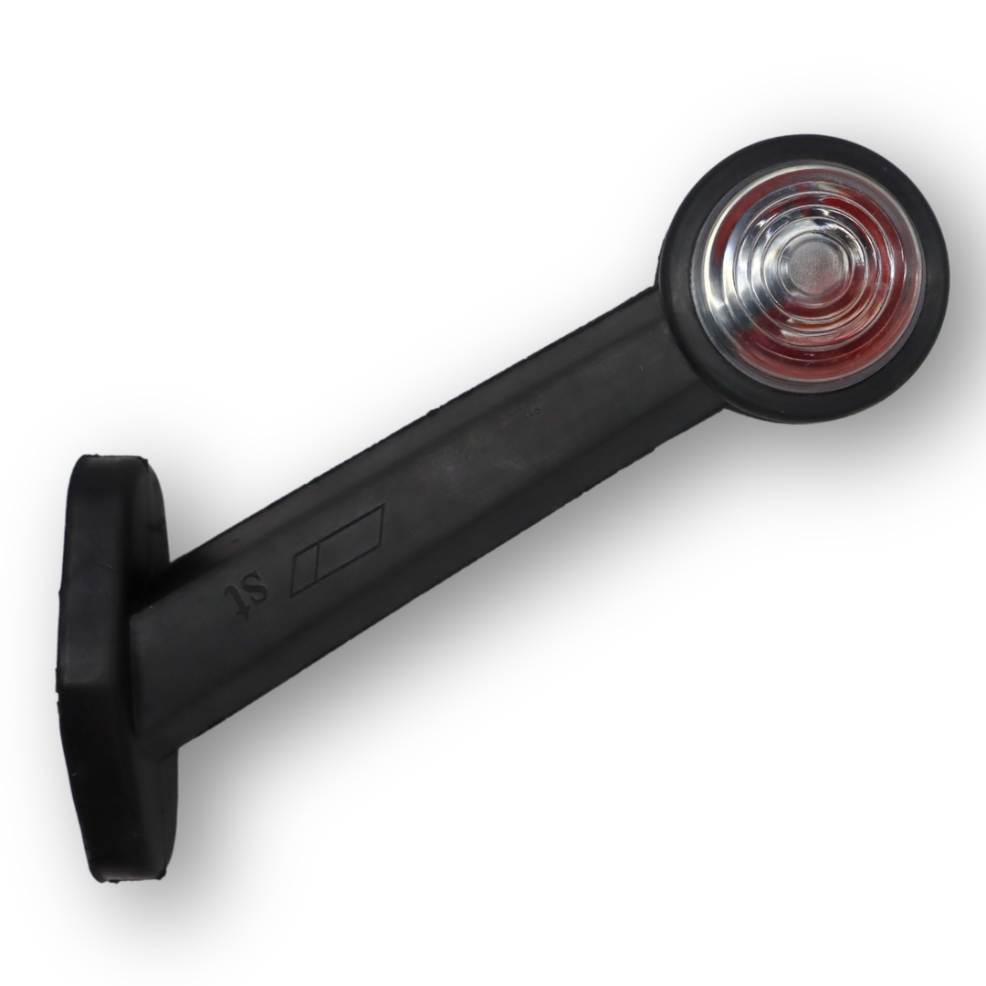 Фонарь габаритный рог двухцветный прямой большой 20см \ST-pol\ Фонарь габаритный рог двухцветный прямой большой 20см \ST-pol\