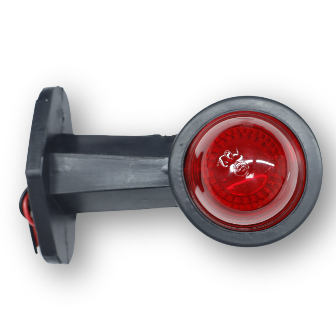 Фонарь габаритный рог  двухцветный прямой 12 см \F.PLAS\