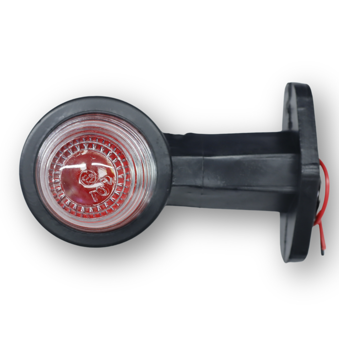 Фонарь габаритный рог  двухцветный прямой 12 см \F.PLAS\