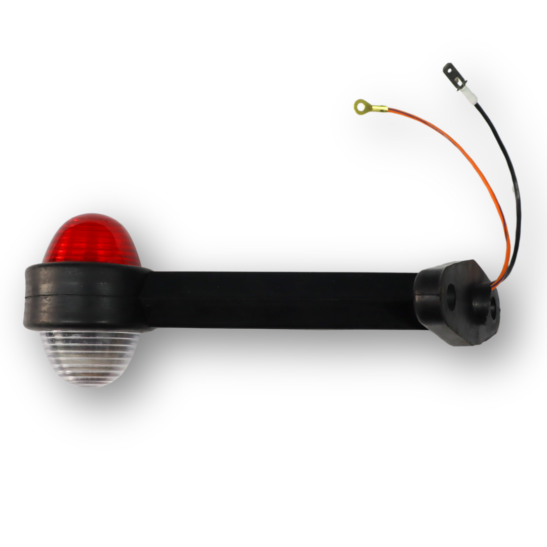 Ліхтар габаритний ріг двокольоровий прямий великий 20см \ST\ Ліхтар габаритний ріг двокольоровий прямий великий 20см \ST\