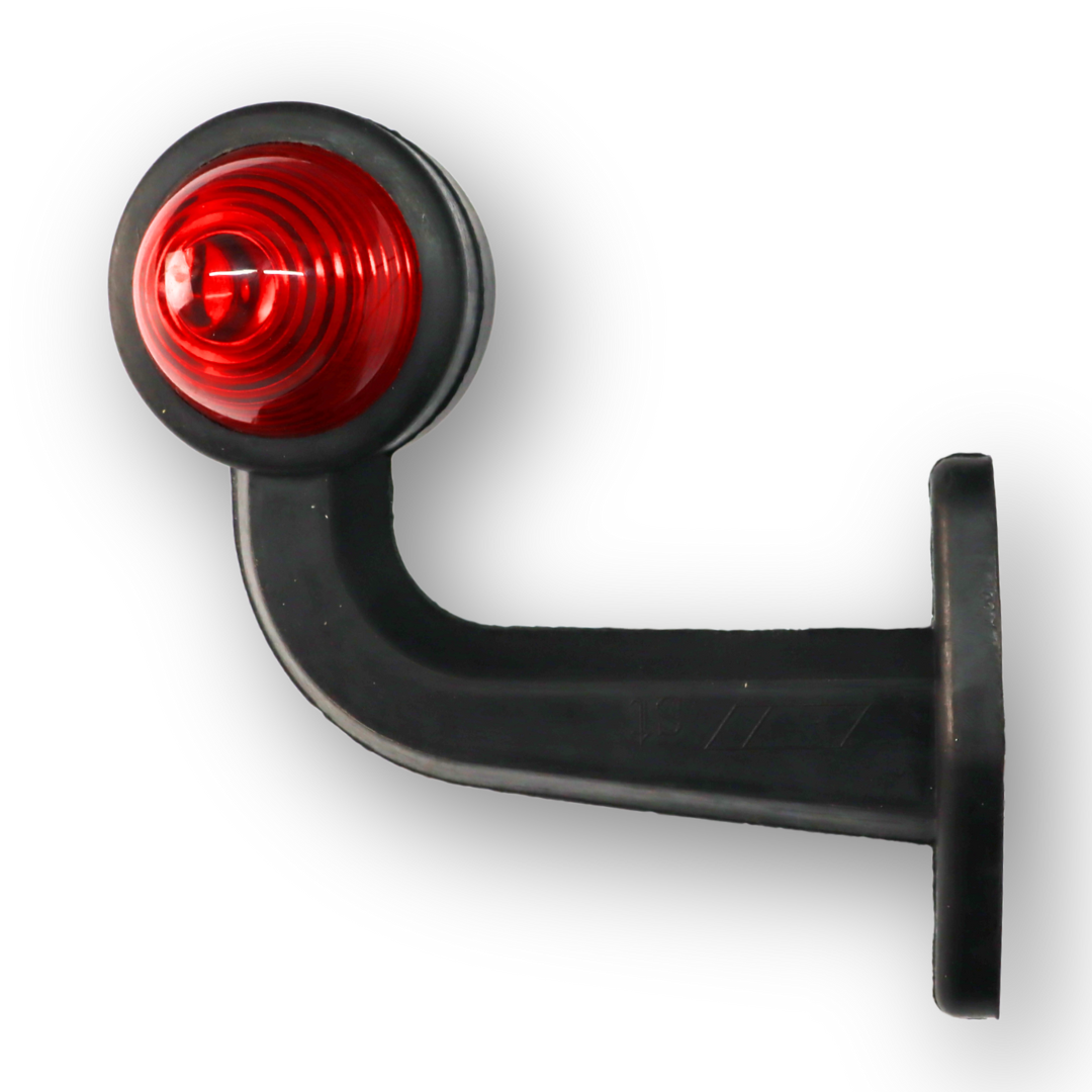 Фонарь габаритный рог двухцветный кривой средний 16см \ST\ Фонарь габаритный рог двухцветный кривой средний 16см \ST\