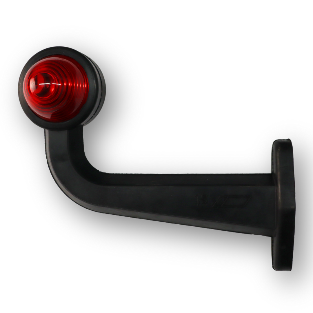 Фонарь габаритный рог двухцветный кривой большой 20см \ST\ Фонарь габаритный рог двухцветный кривой большой 20см \ST\