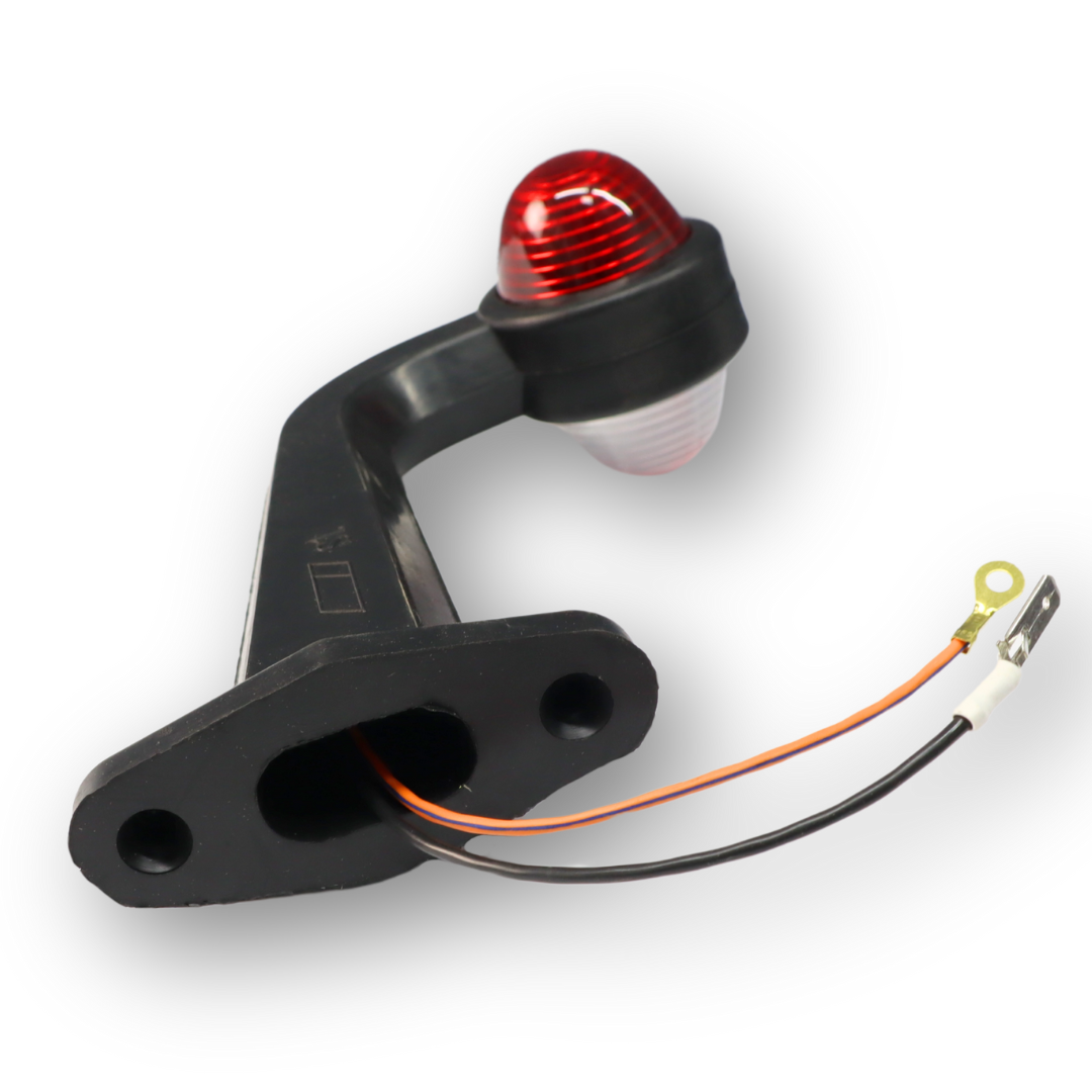 Фонарь габаритный рог двухцветный кривой большой 20см \ST\ Фонарь габаритный рог двухцветный кривой большой 20см \ST\