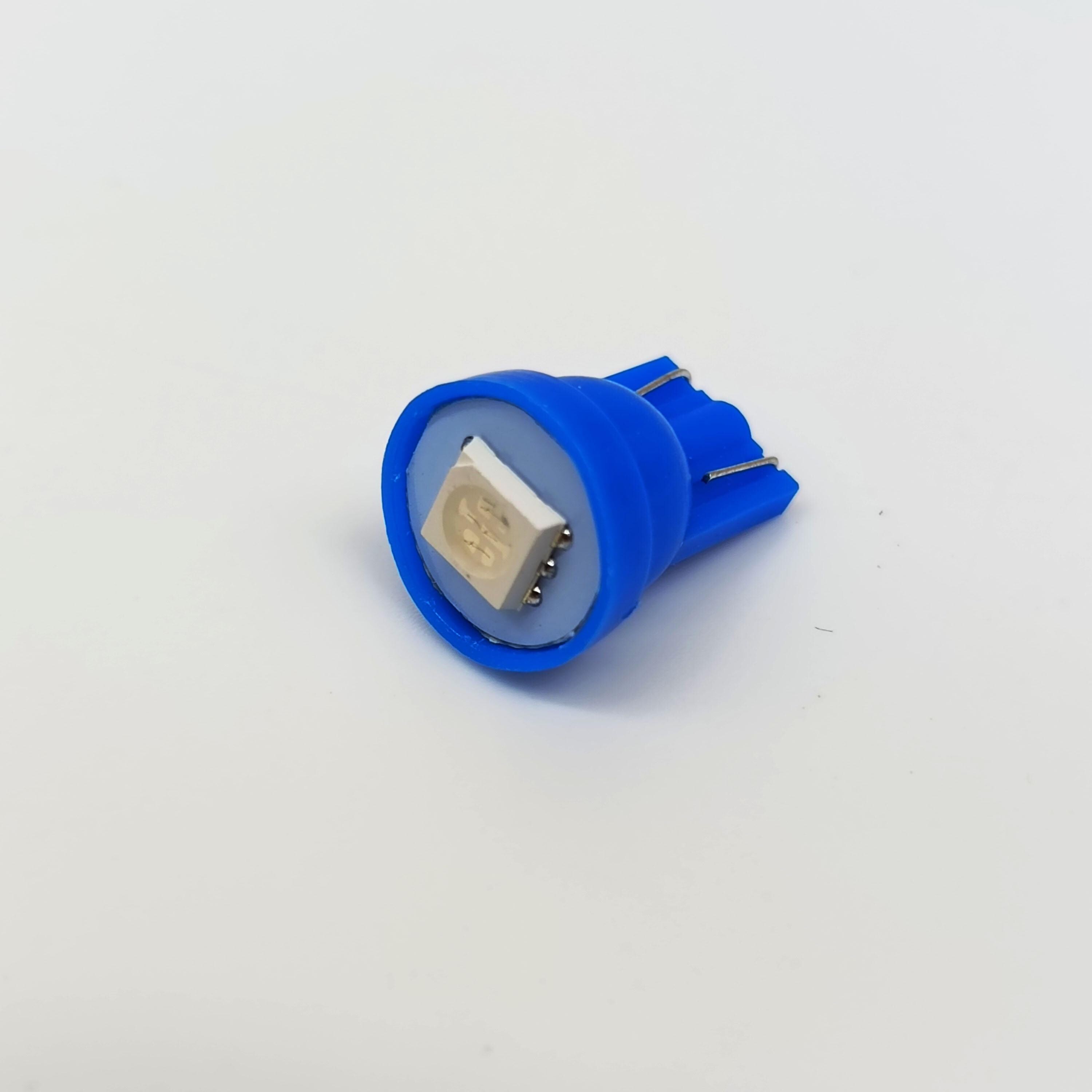 Лампочка LED 24V 5W (1 диод) без цоколя синия w2.1x9.5d