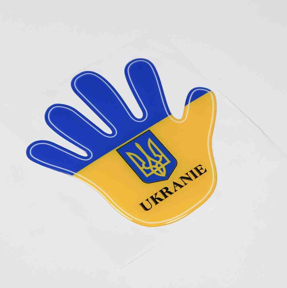 Декоративная  наклейка рука UKRAINE