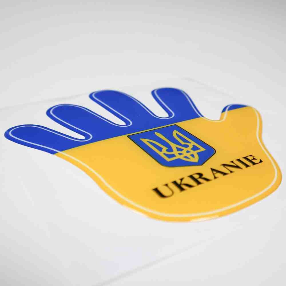 Декоративная  наклейка рука UKRAINE
