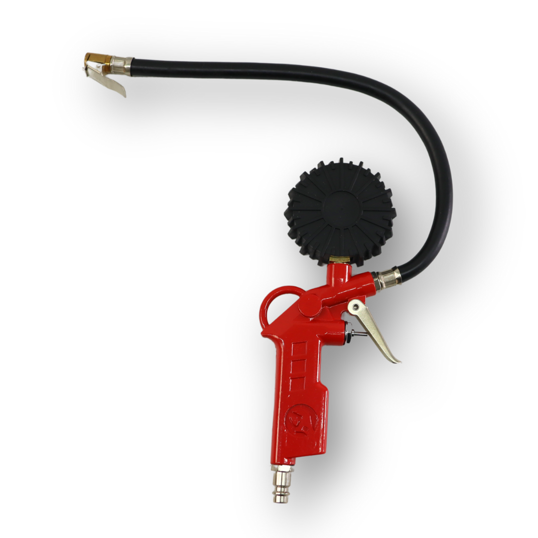 Пістолет підкачування з манометром \INTERTOOL\