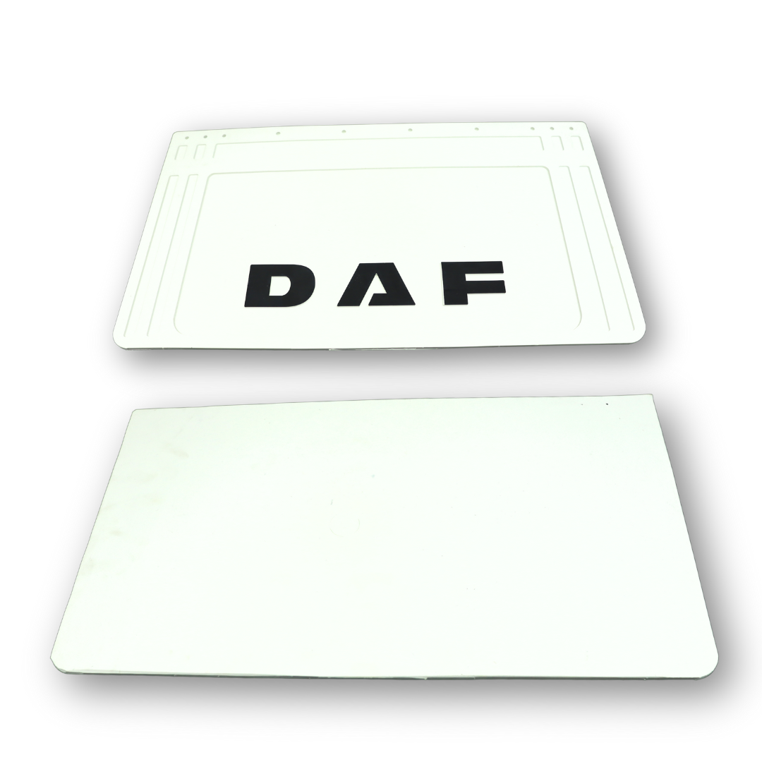 Бризковик тиснений DAF 640 x 360 \білий\