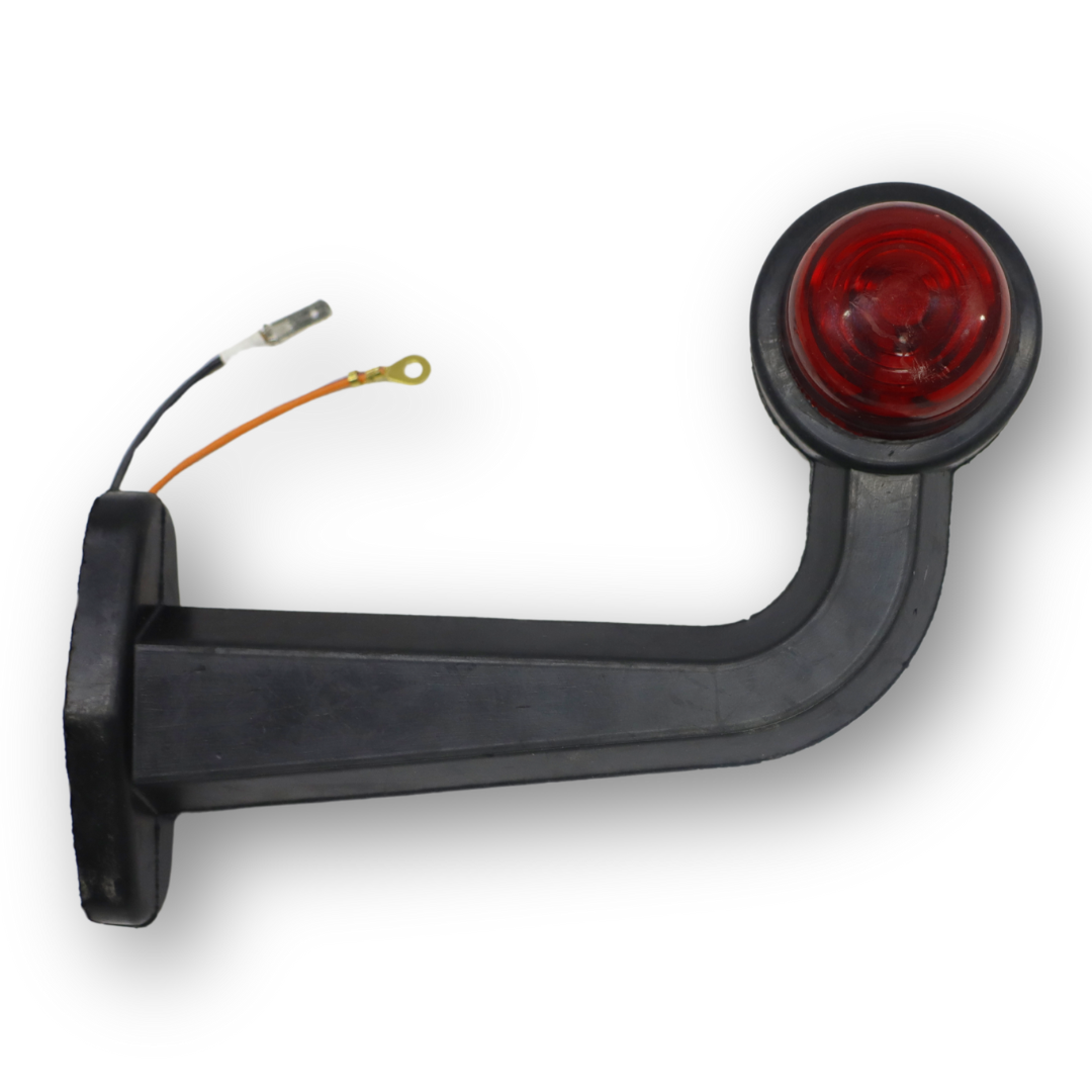 Фонарь габаритный рог двухцветный кривой большой 20см \ST-pol\ Фонарь габаритный рог двухцветный кривой большой 20см \ST-pol\