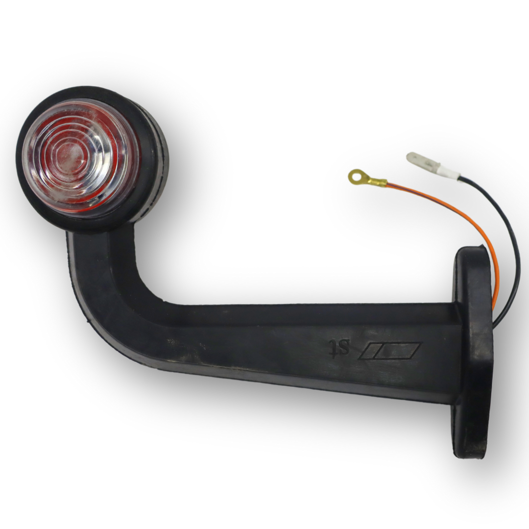 Фонарь габаритный рог двухцветный кривой большой 20см \ST-pol\ Фонарь габаритный рог двухцветный кривой большой 20см \ST-pol\