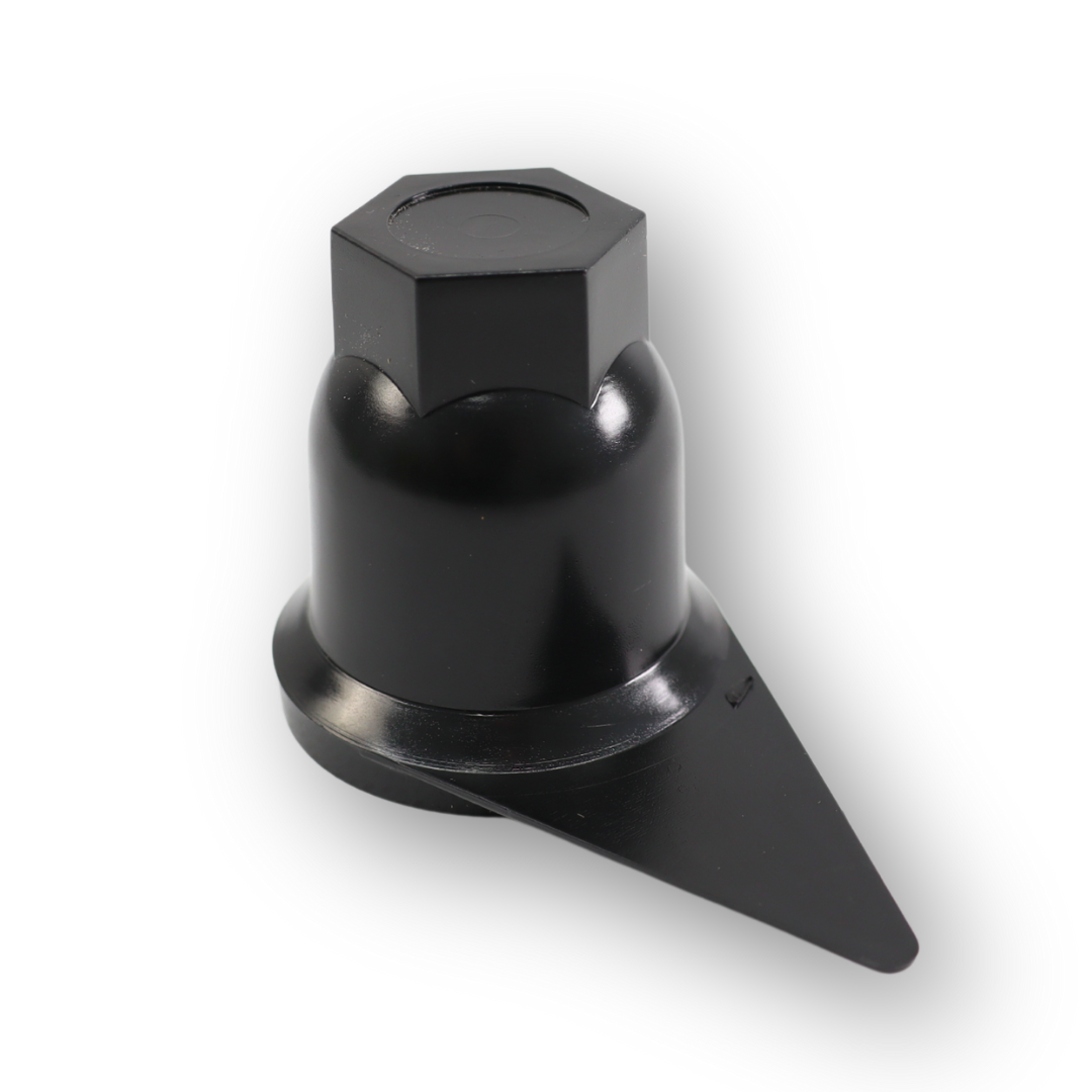 Колпачек на гайку 32 с указателем черный Колпачек на гайку 32 с указателем черный