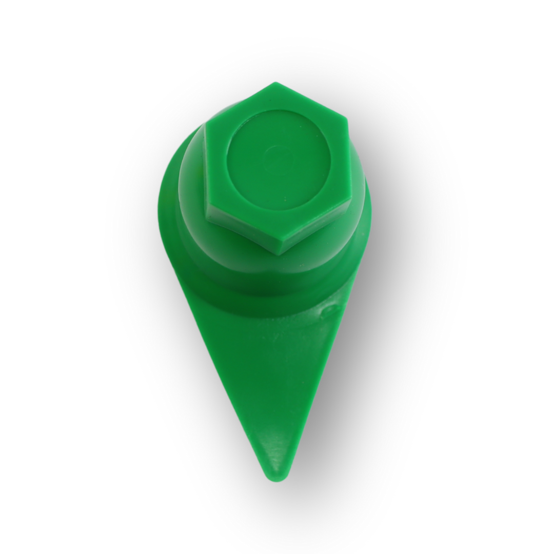 Колпачек на гайку 32 с указателем зеленый Колпачек на гайку 32 с указателем зеленый