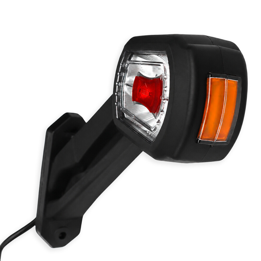 Ліхтар габаритний ріг LED 12-24 V триколірний 17см \HORPOL\ прав. Ліхтар габаритний ріг LED 12-24 V триколірний 17см \HORPOL\ прав.