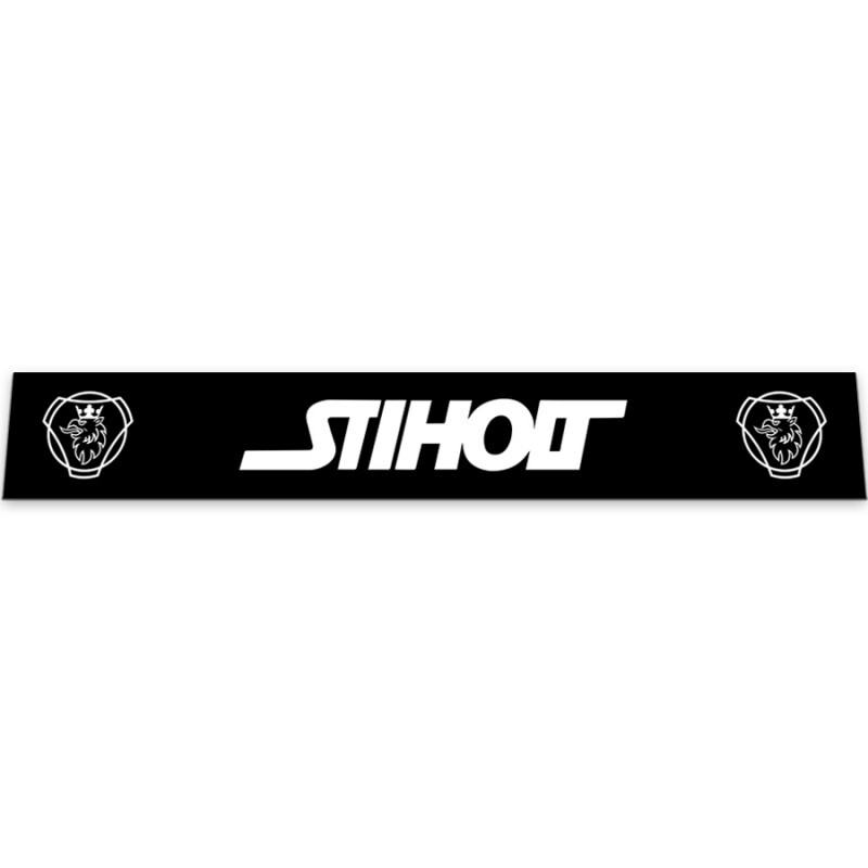 Брызговик с накаткой "метла" STIHOLT\черный\