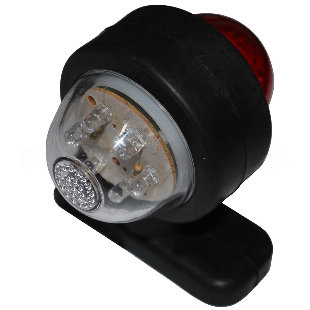 Фонарь габаритный рог LED прямой 6 см \6 диодов\