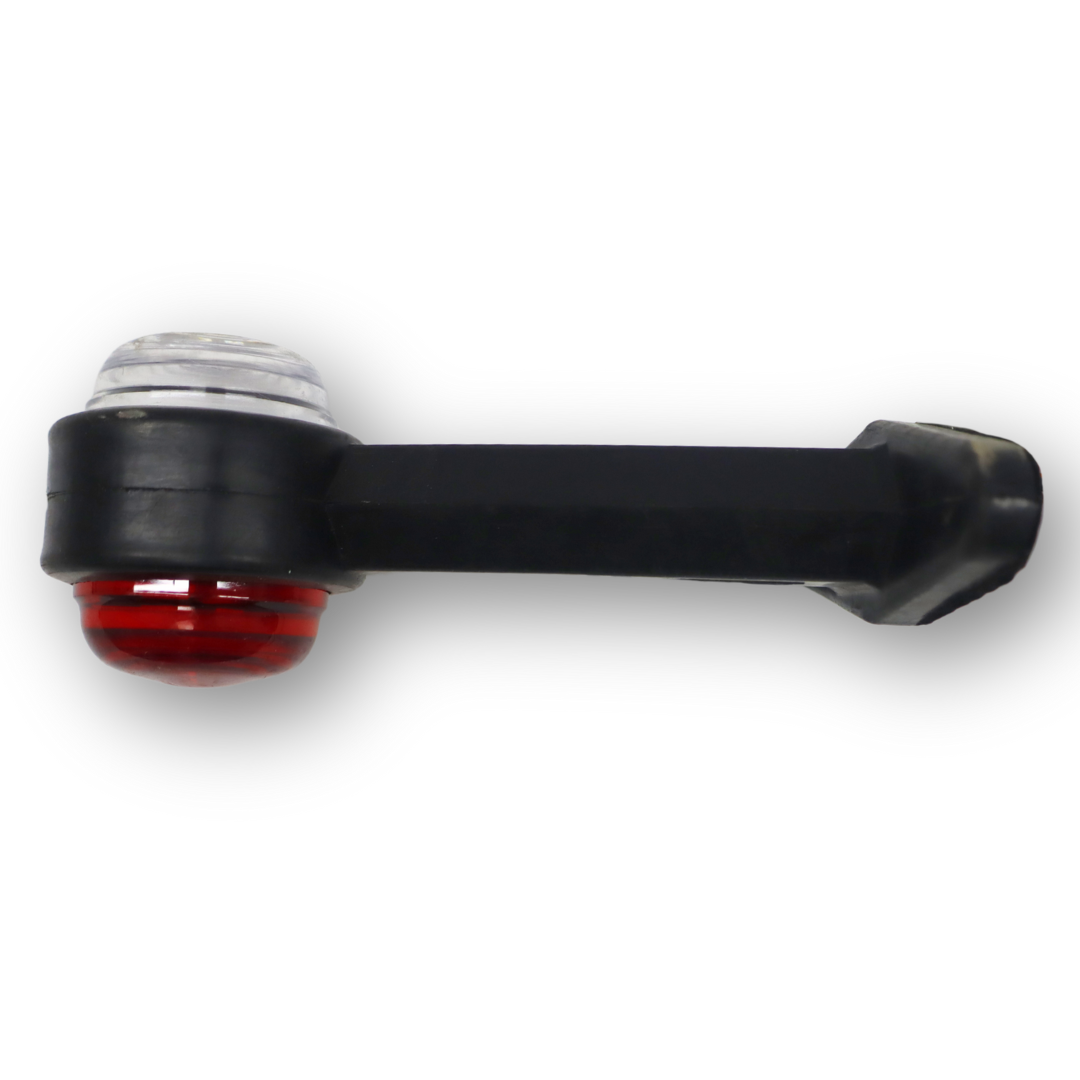 Фонарь габаритный рог двухцветный прямой средний 16см \ST-pol\ Фонарь габаритный рог двухцветный прямой средний 16см \ST-pol\