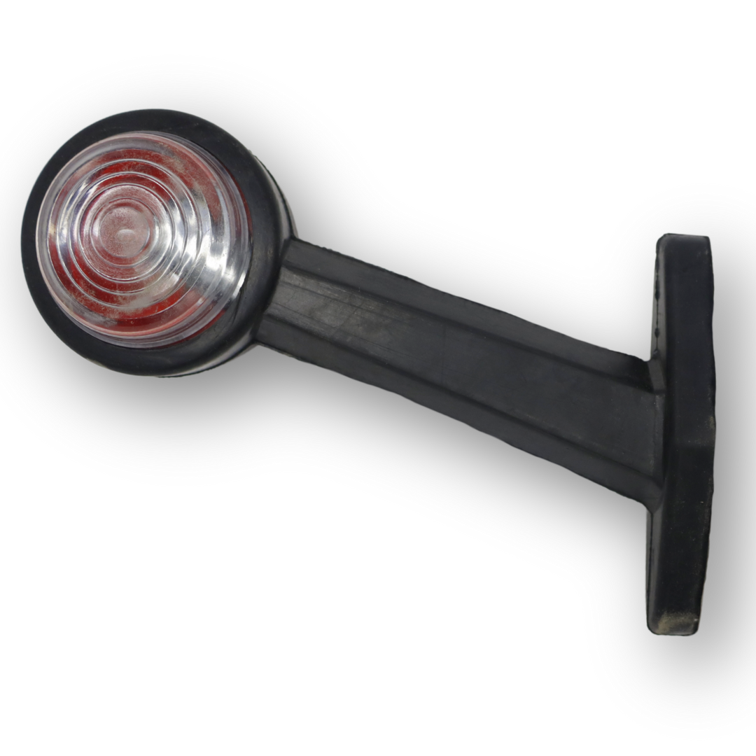 Фонарь габаритный рог двухцветный прямой средний 16см \ST-pol\ Фонарь габаритный рог двухцветный прямой средний 16см \ST-pol\