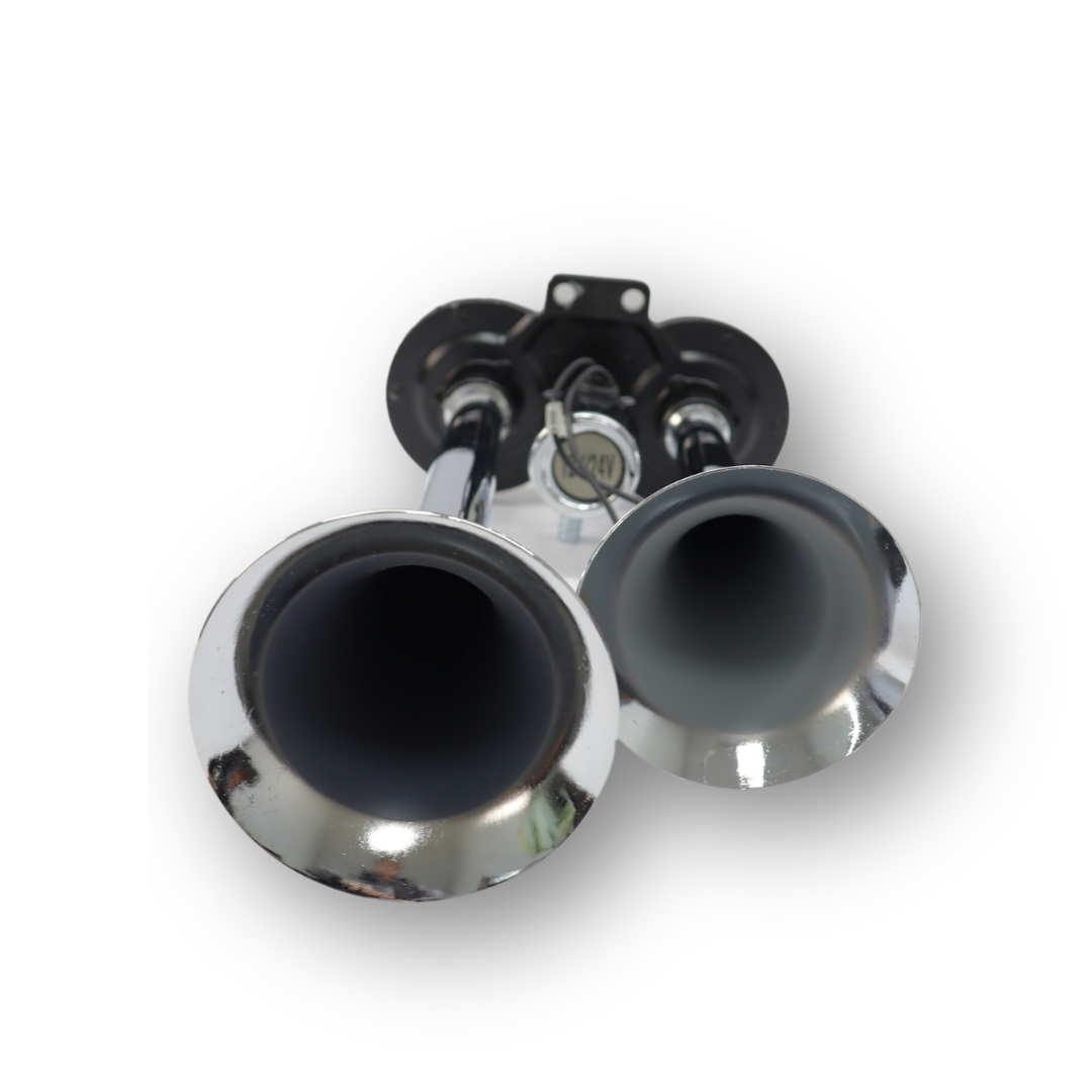 Сигнал хром 2 дудки 24V \200mm\