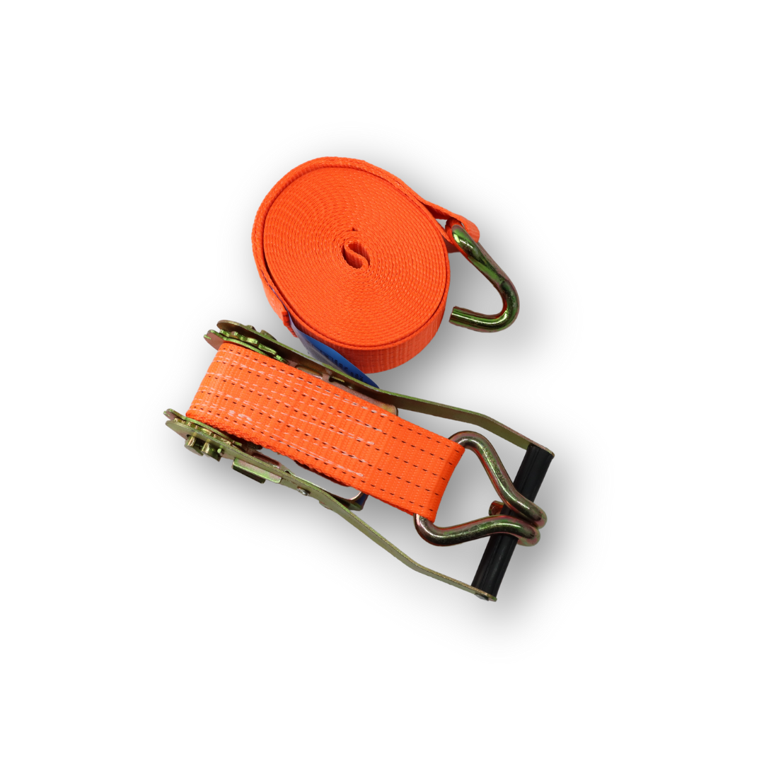 Стяжной ремень 100% полиэстер 5т 6м (10 шт.) Стяжной ремень 100% полиэстер 5т 6м (10 шт.)