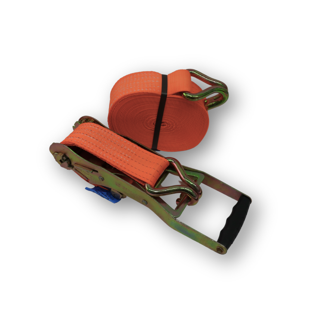 Стяжной ремень 100% полиэстер 5т 8м (10 шт.) Стяжной ремень 100% полиэстер 5т 8м (10 шт.)