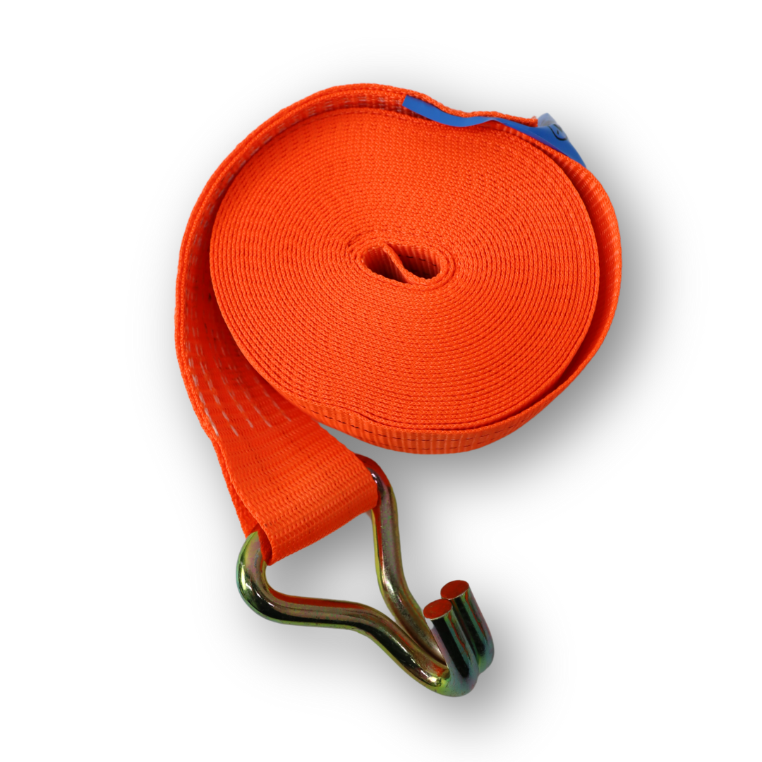 Стяжной ремень 100% полиэстер 2т 8м (12шт.) Стяжной ремень 100% полиэстер 2т 8м (12шт.)