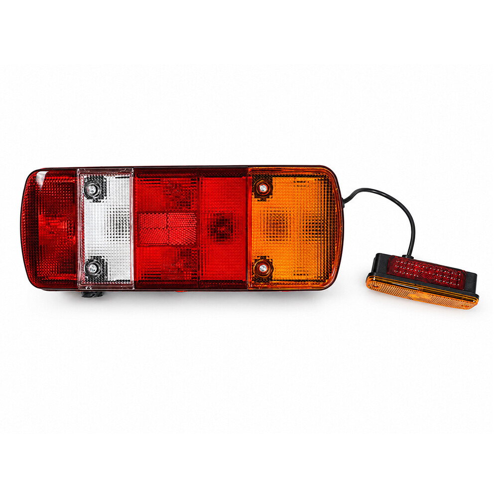 Ліхтар задній MAN TGA, TGL, TGM, TGS, TGX; правий; роз'єм AMP 7-pin Bayonet знизу; з виносним боковим габаритом (TANGDE) Ліхтар задній MAN TGA, TGL, TGM, TGS, TGX; правий; роз'єм AMP 7-pin Bayonet знизу; з виносним боковим габаритом (TANGDE)
