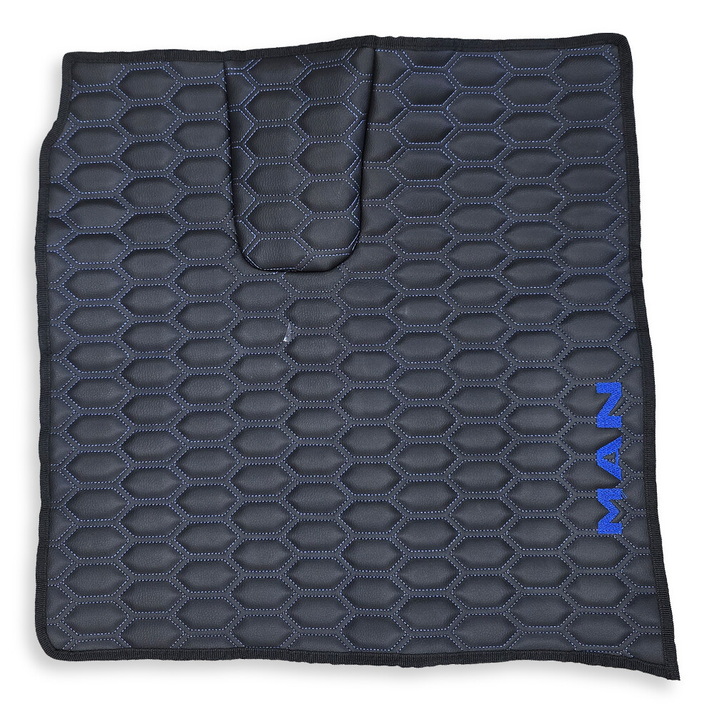 Коврик Экокожа MAN TGX 2008 -2017; 2 ящ., АКПП, МКПП, черный, АСП